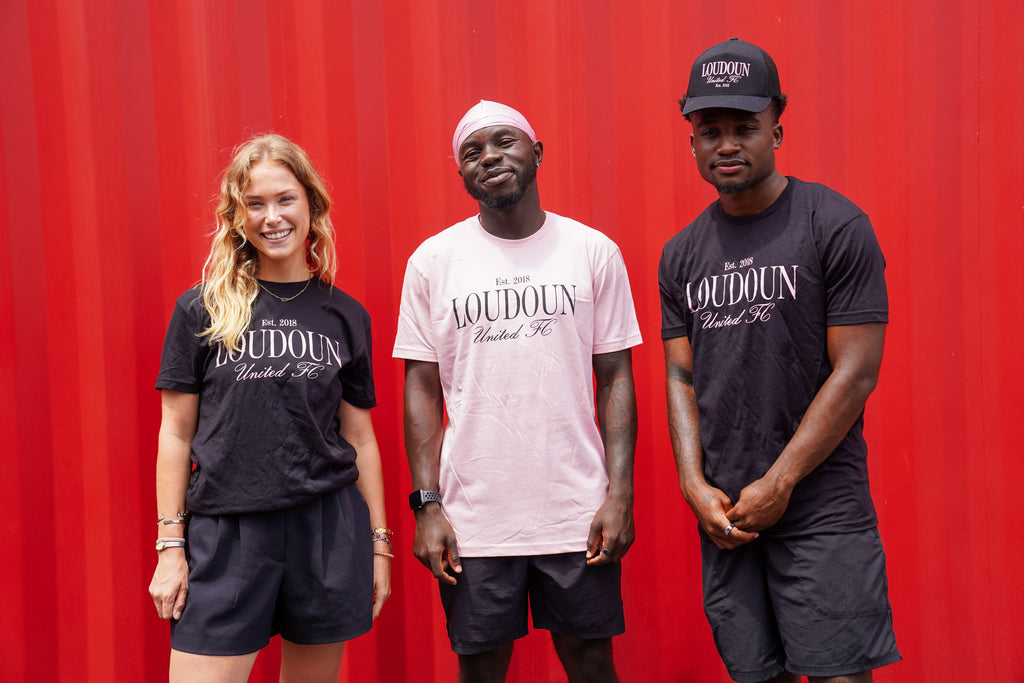 Loudoun United Black & Pink T-Shirt