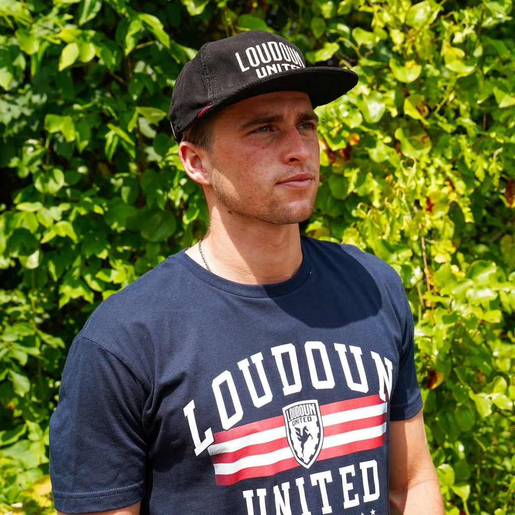 Loudoun United Black Corduroy Hat