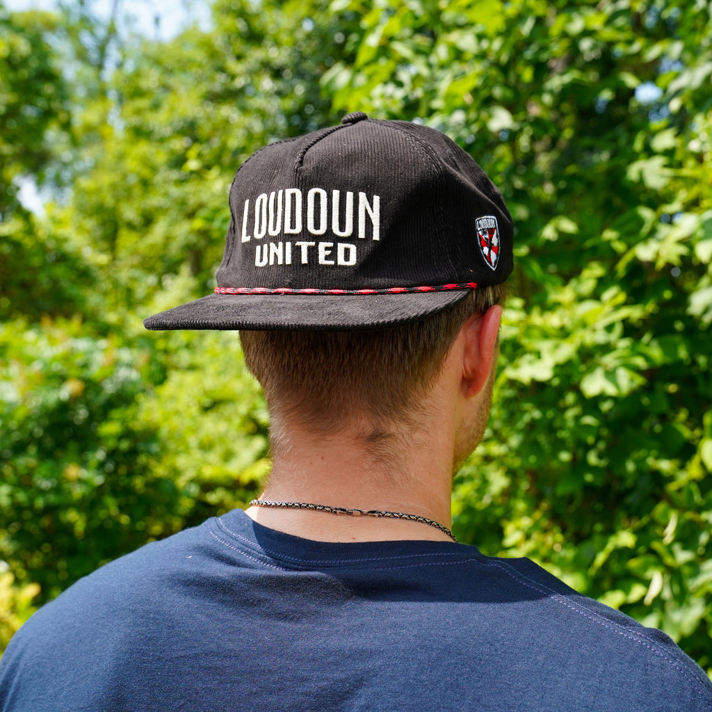 Loudoun United Black Corduroy Hat