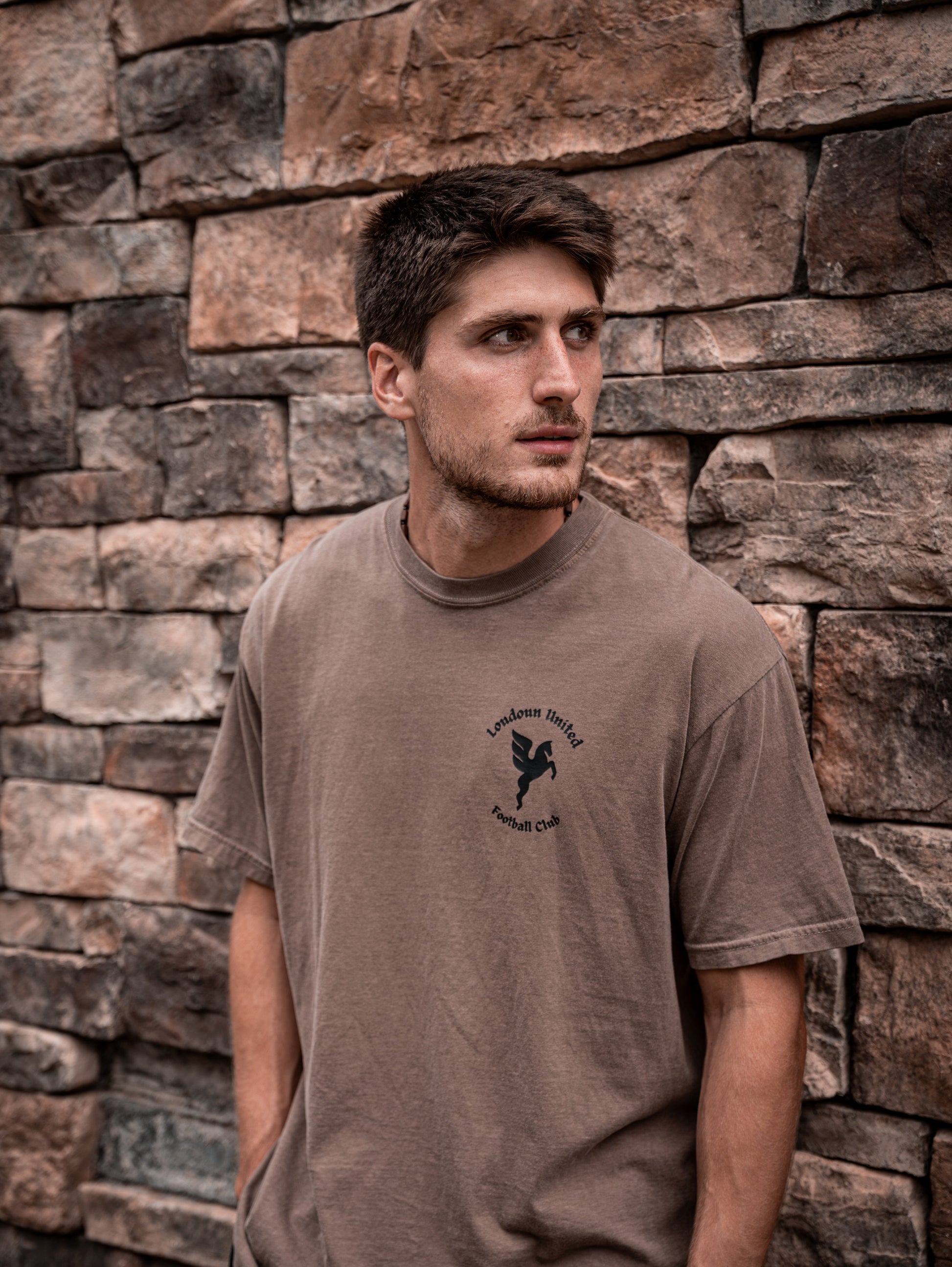 Espresso Pegasus Graphic Tee