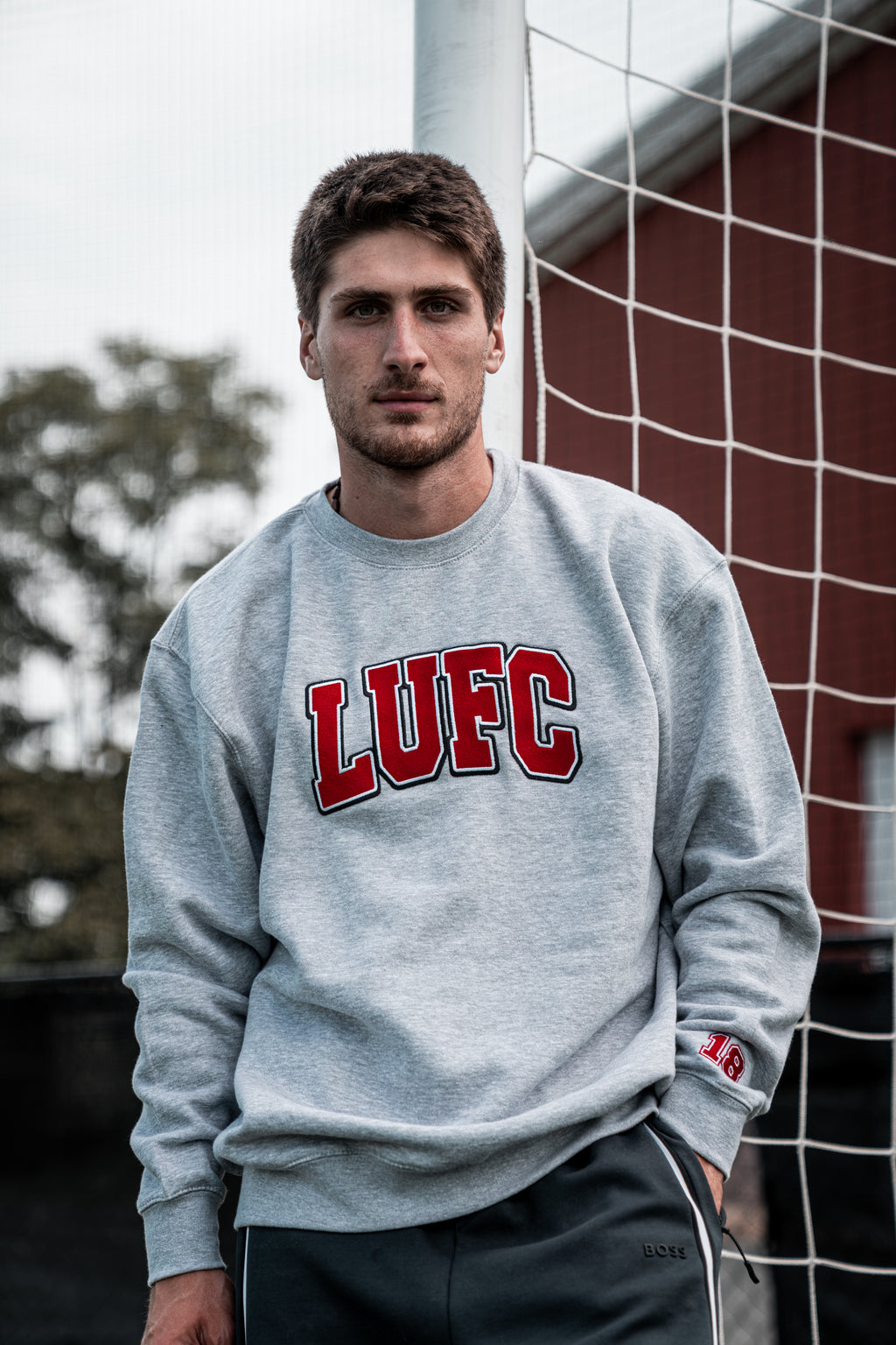 LUFC Vintage Varsity Crewneck
