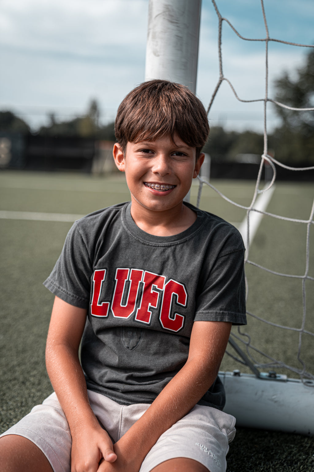 Youth LUFC Varsity Crest Tee