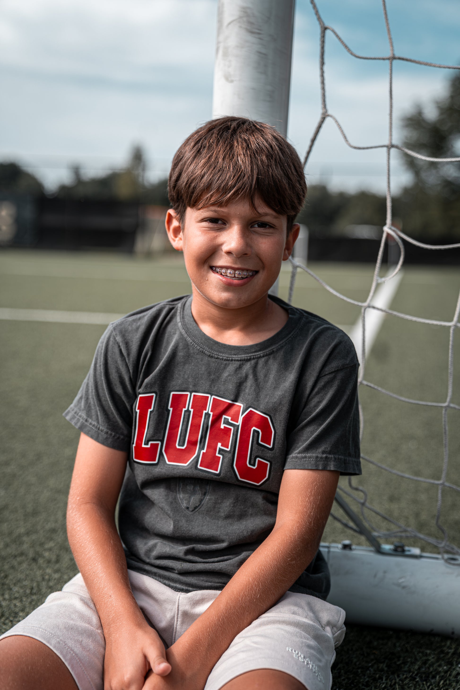 Youth LUFC Varsity Crest Tee