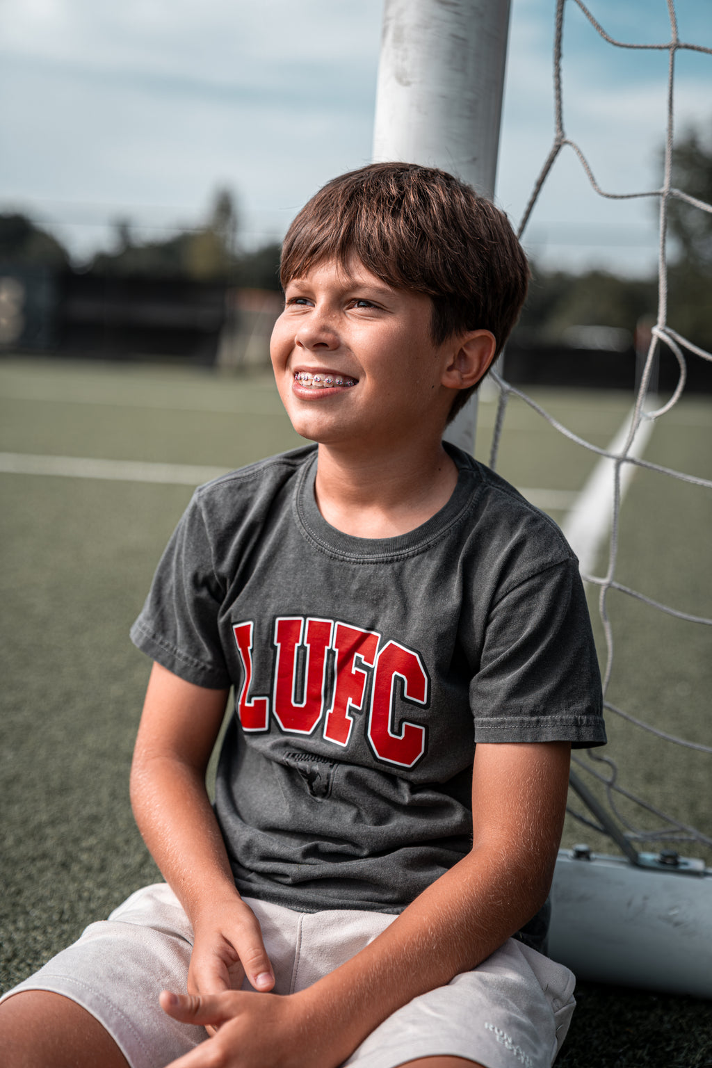Youth LUFC Varsity Crest Tee