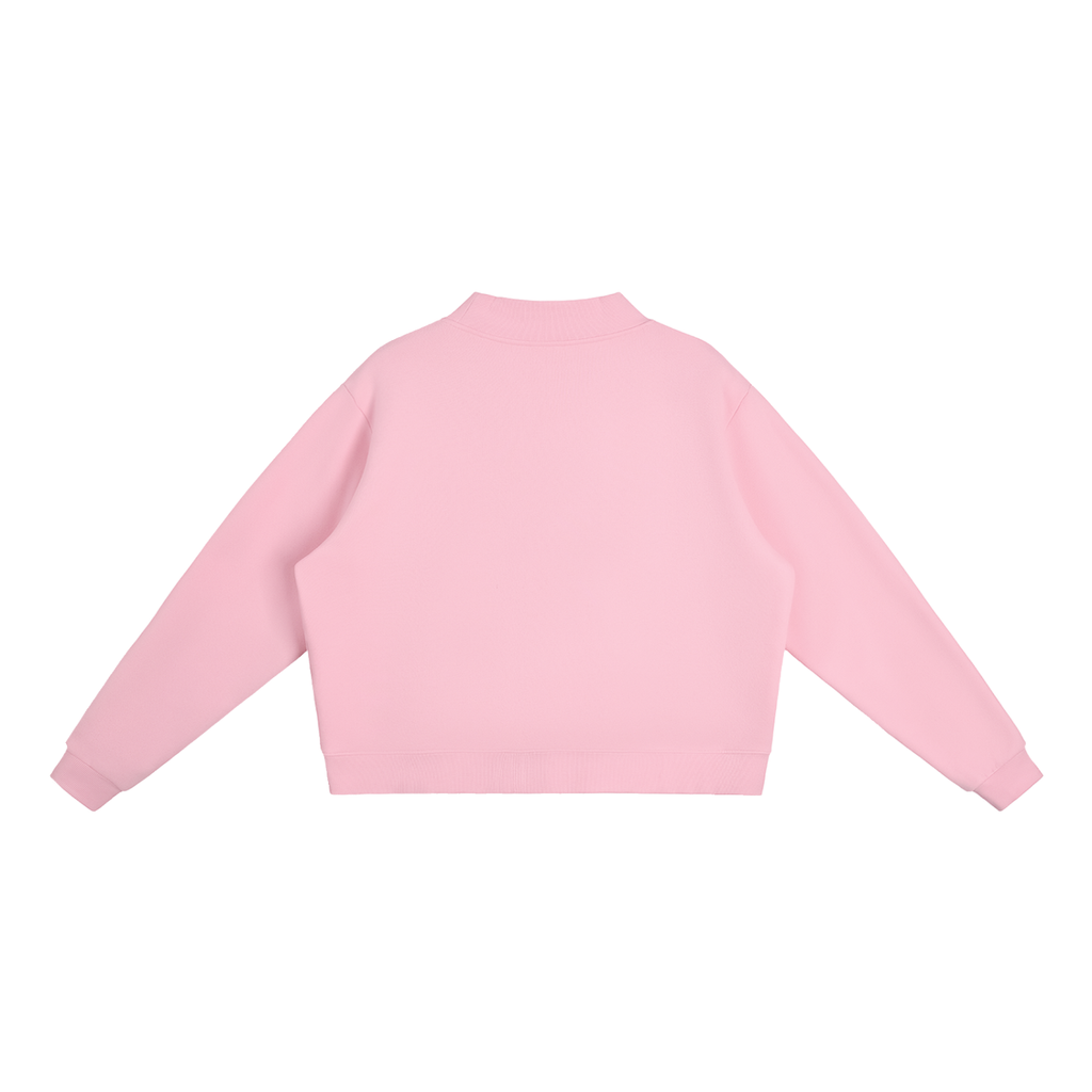 Essential Crest Mockneck Sweatshirt