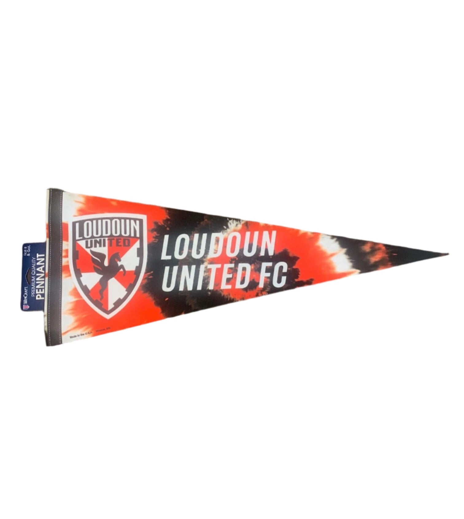 Loundoun United FC Tie-Dye Pennant Banner