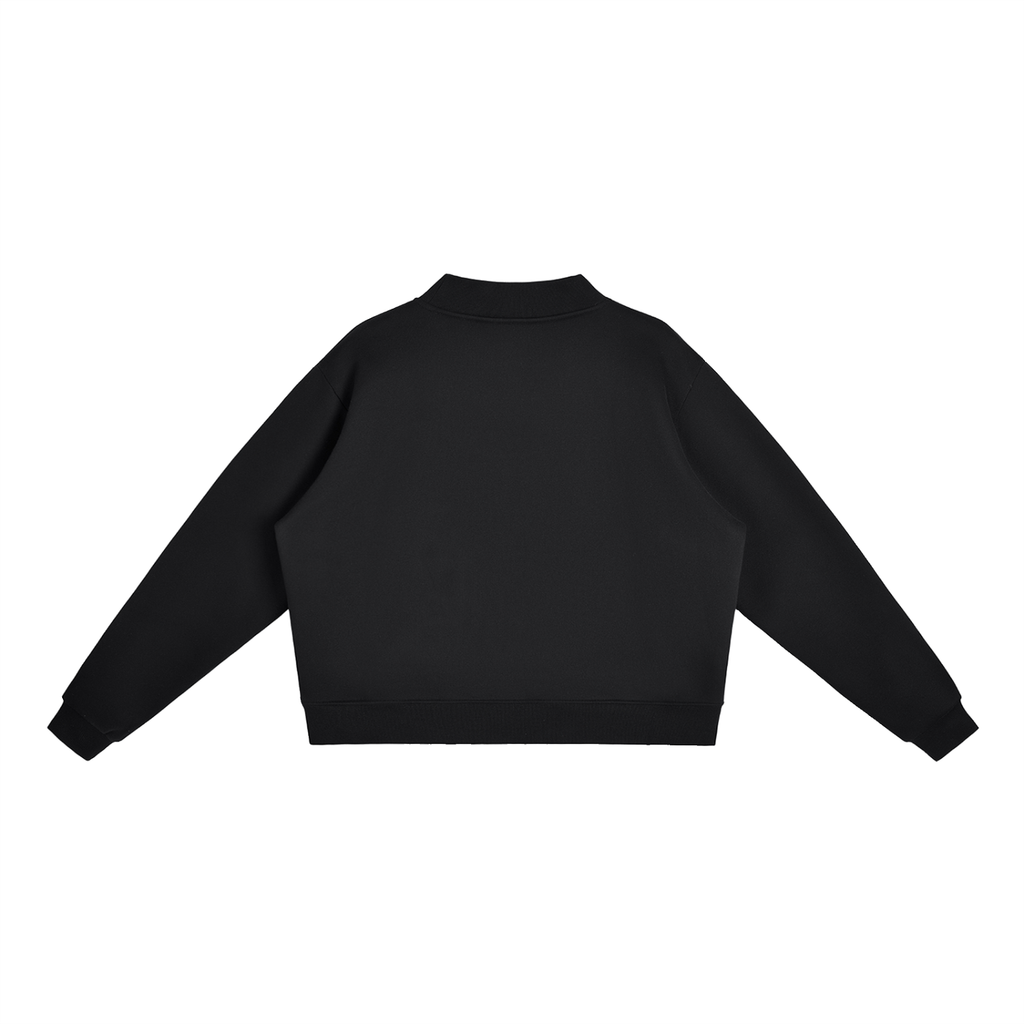 Essential Crest Mockneck Sweatshirt