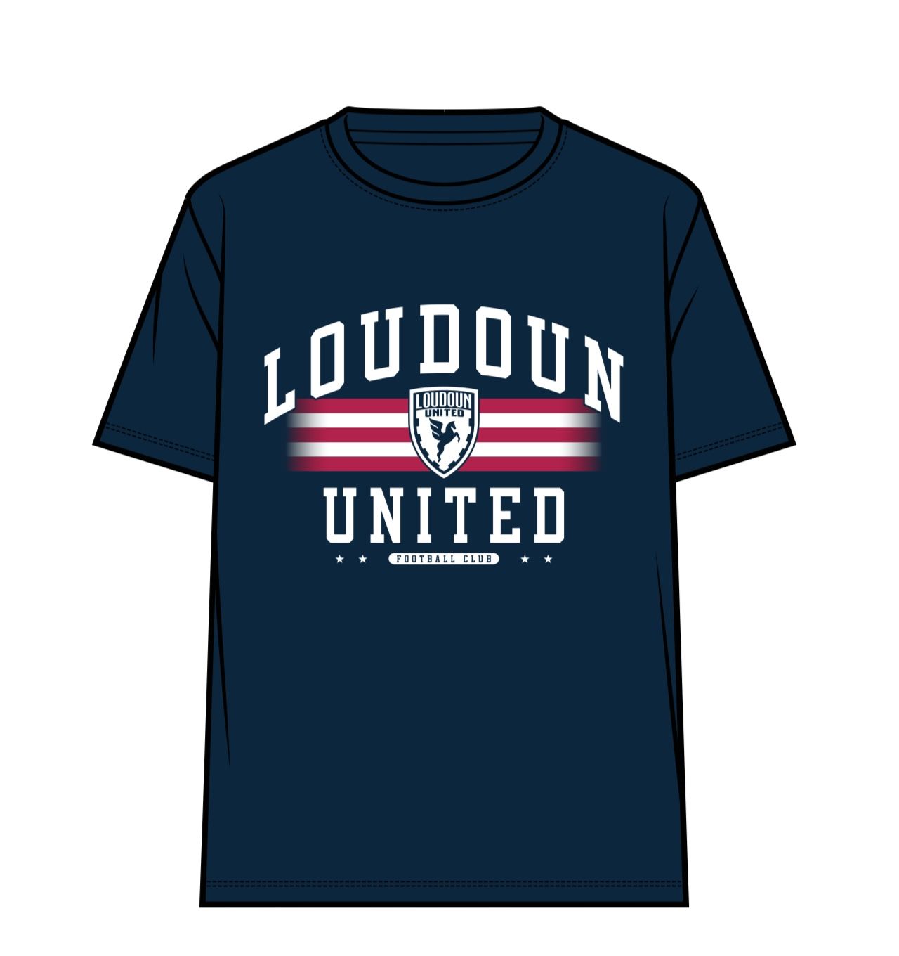 Loudoun United Patriotic T-Shirt