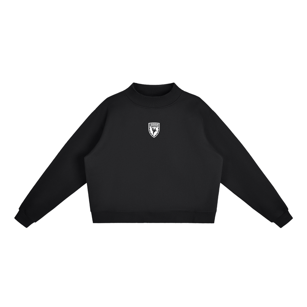 Essential Crest Mockneck Sweatshirt