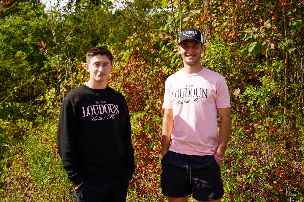 Pink Puff Letter Crewneck