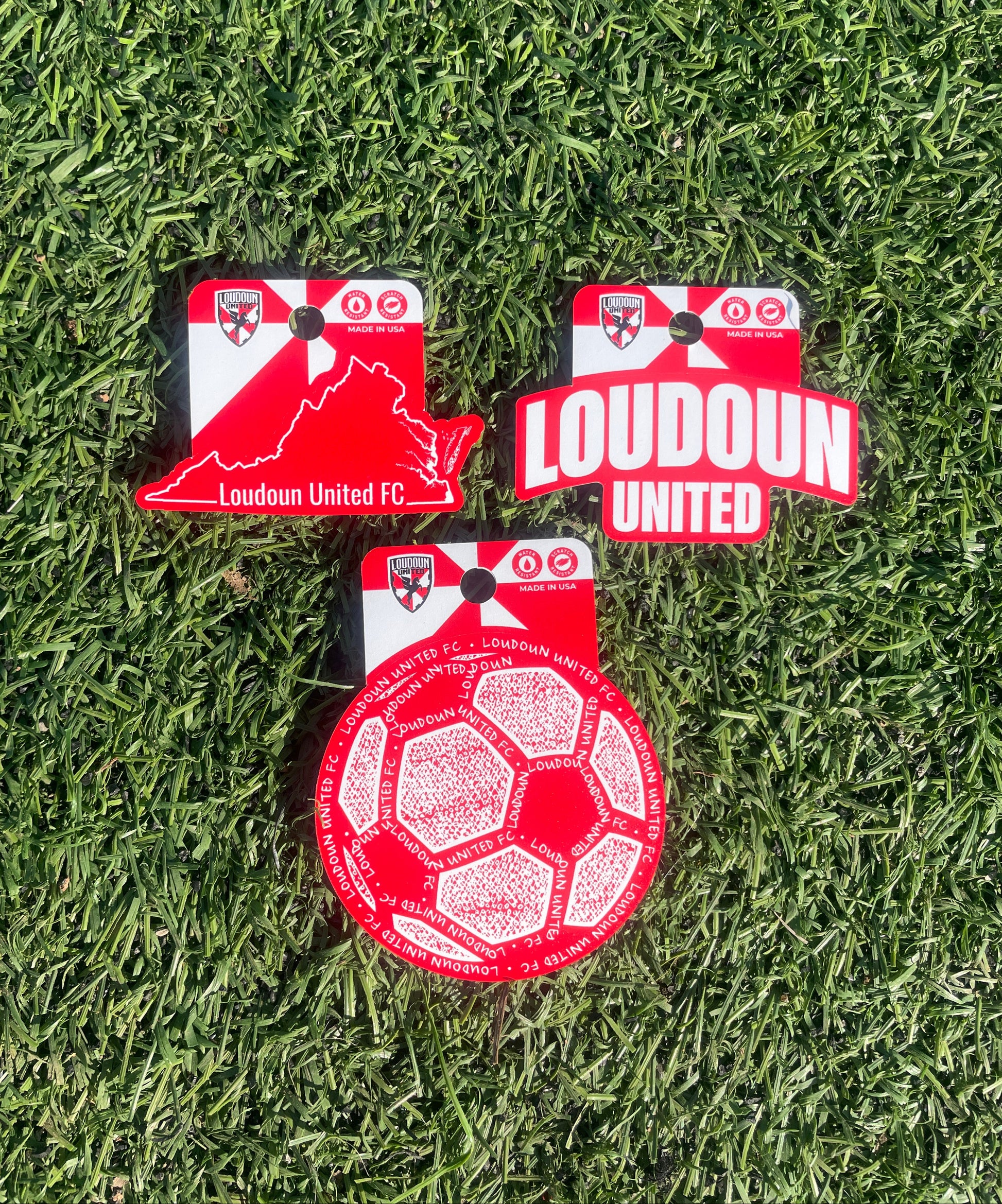 Loudoun United Word Mark Sticker