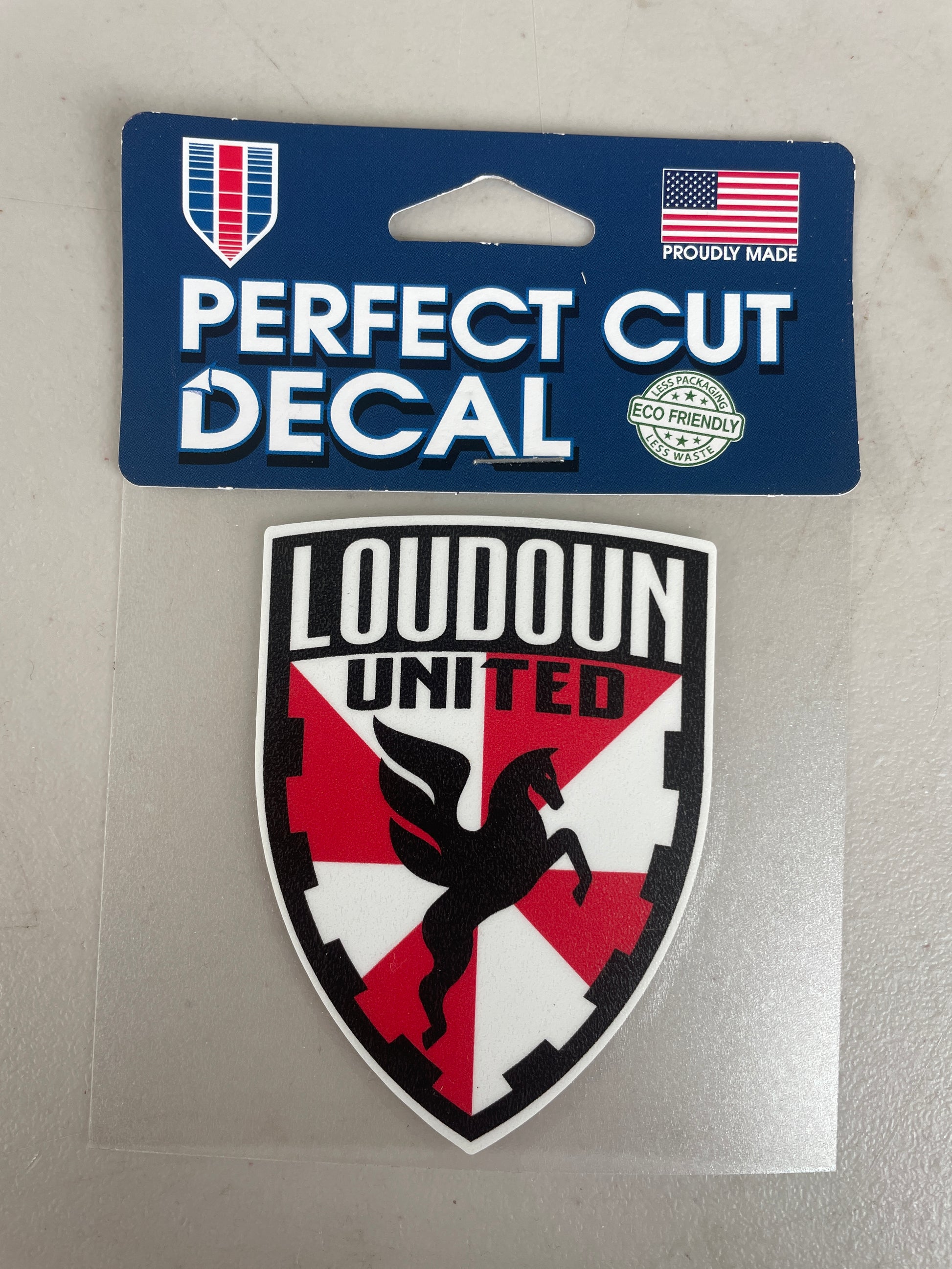 Loudoun United Red Crest Decal