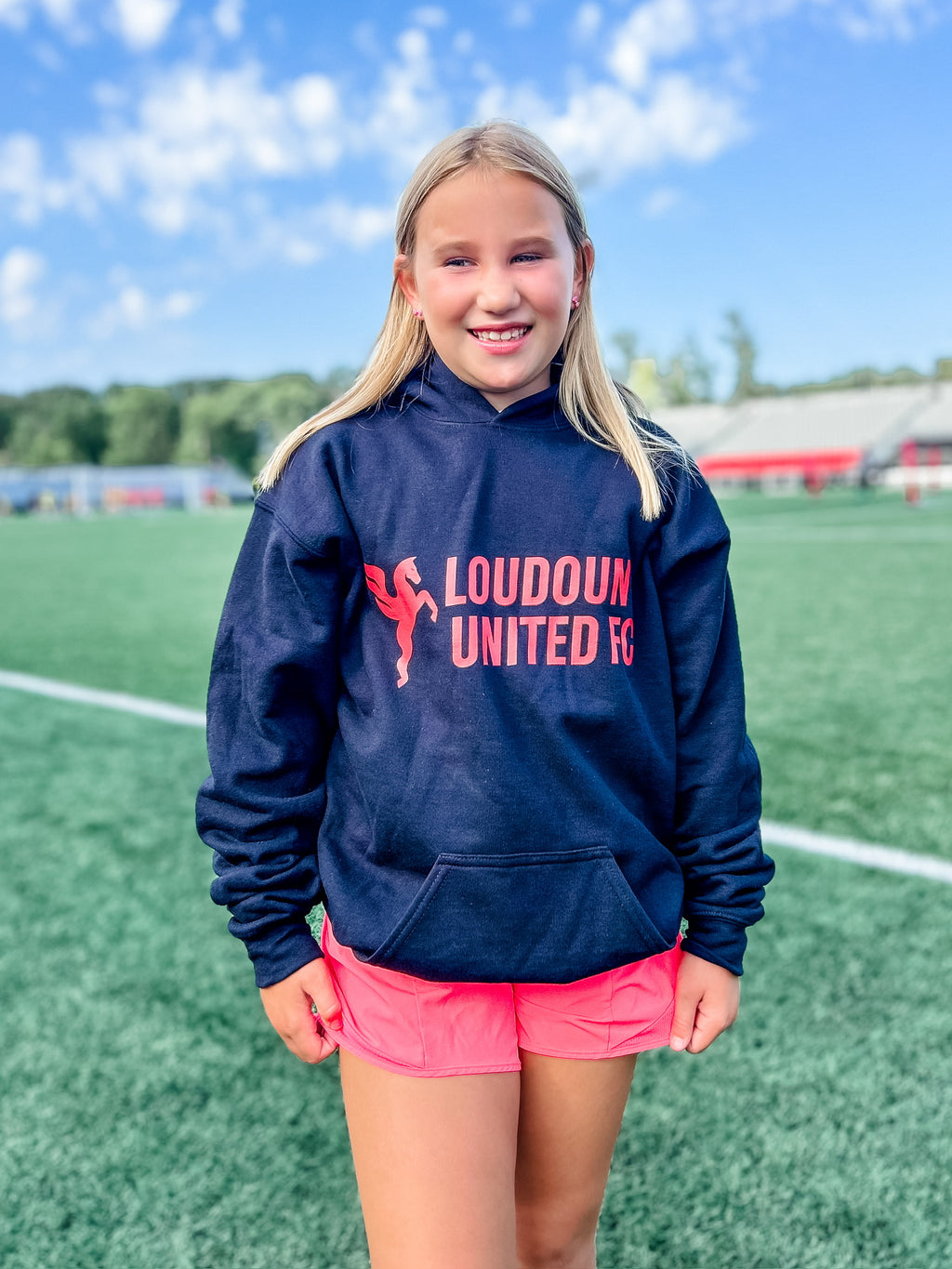 Loudoun United FC Red & Black Hoodie
