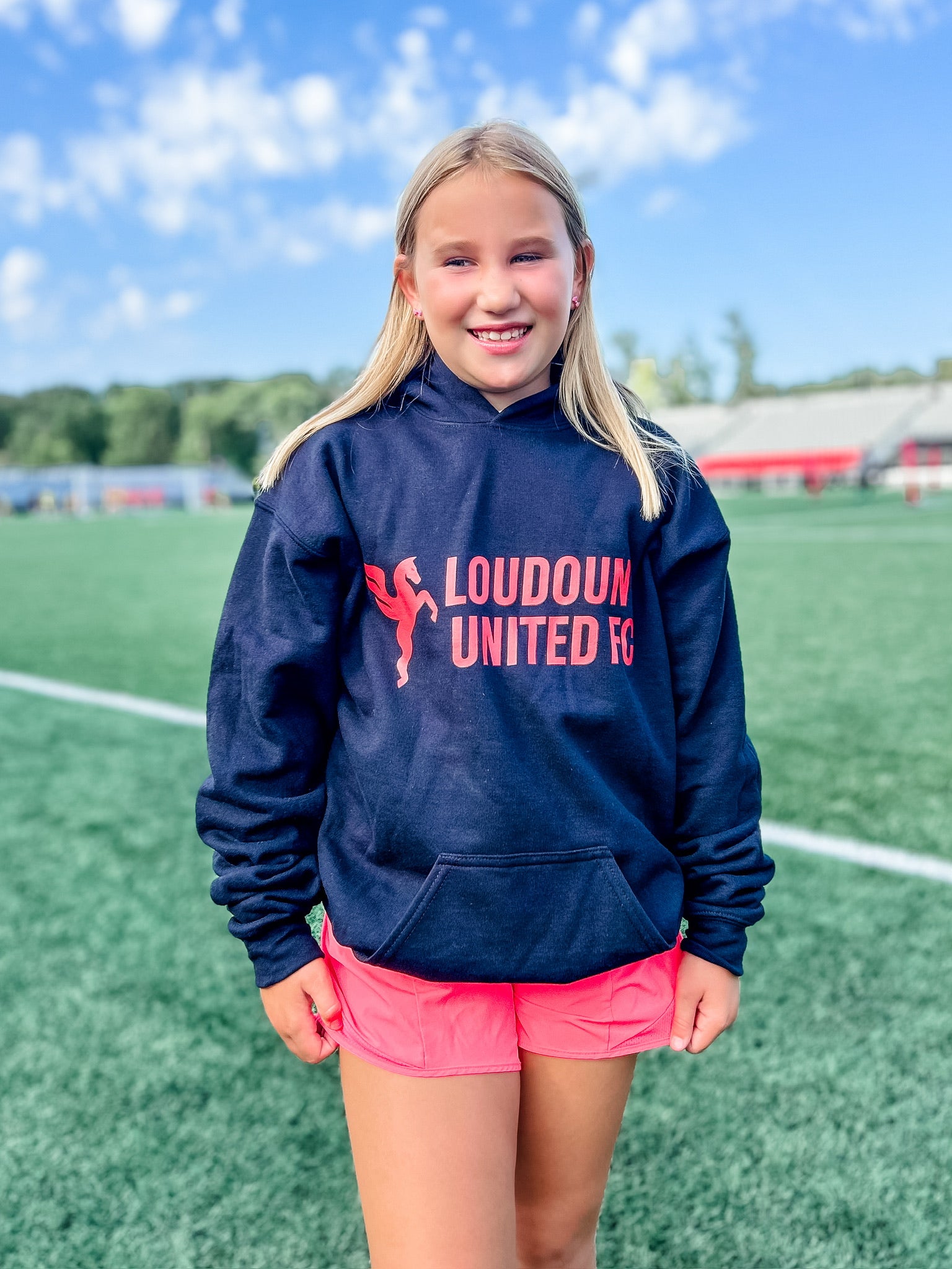 Loudoun United FC Red & Black Hoodie