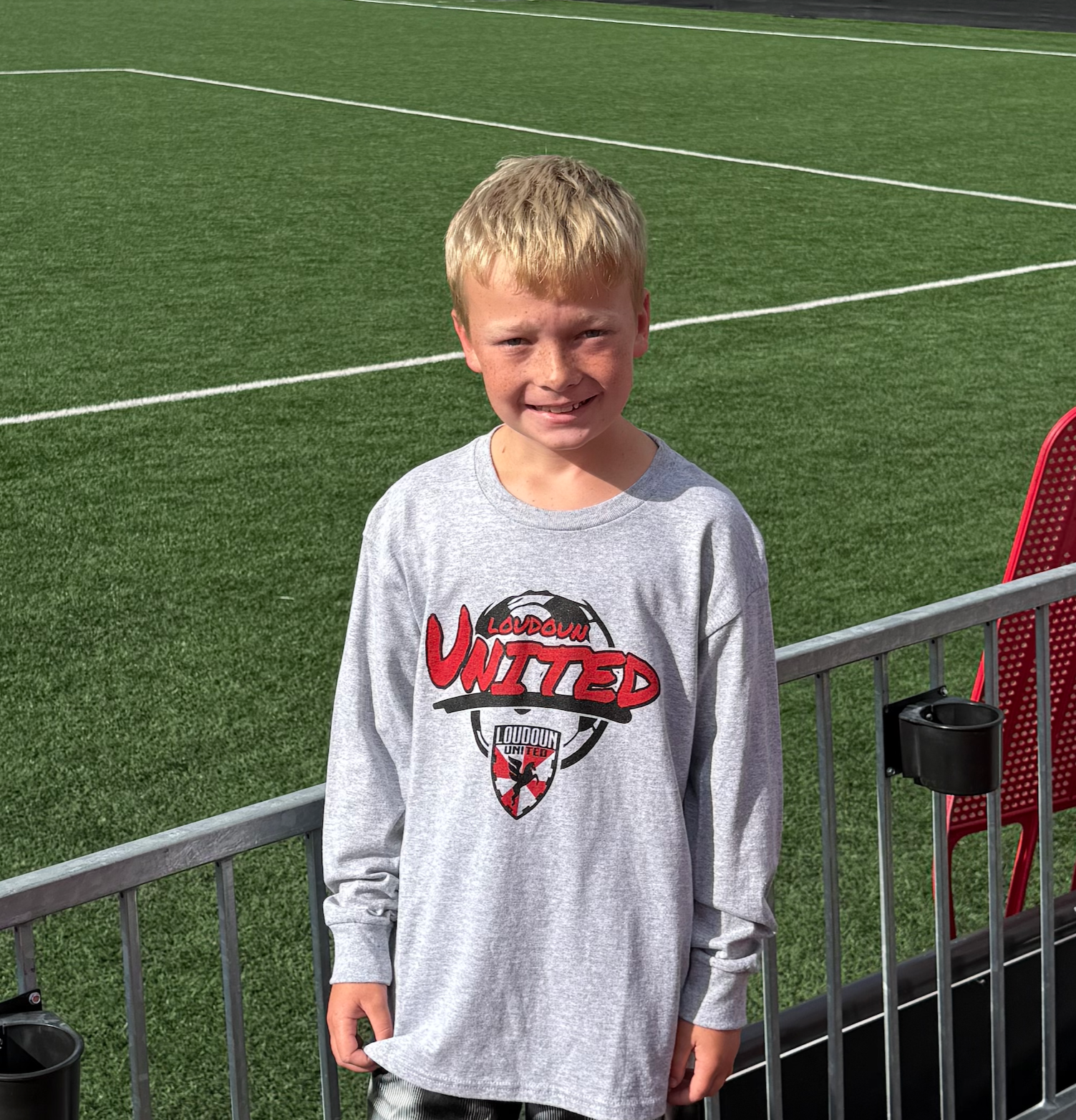 Youth Grey Long Sleeve Shirt