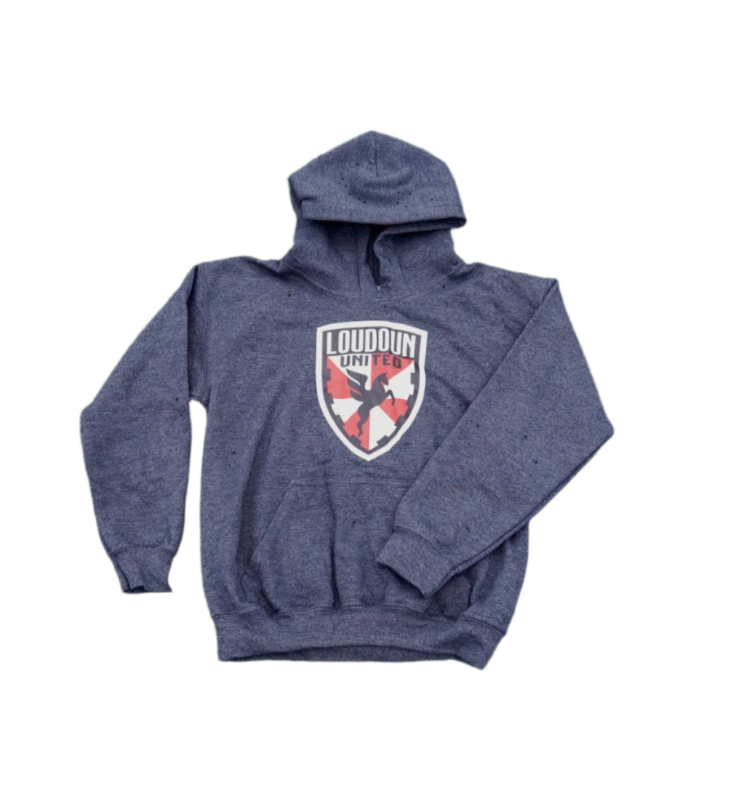 Loudoun Dark Grey Crest Hoodie