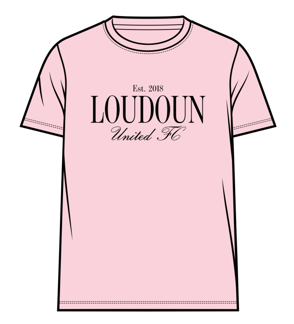 Loudoun United Pink T-Shirt