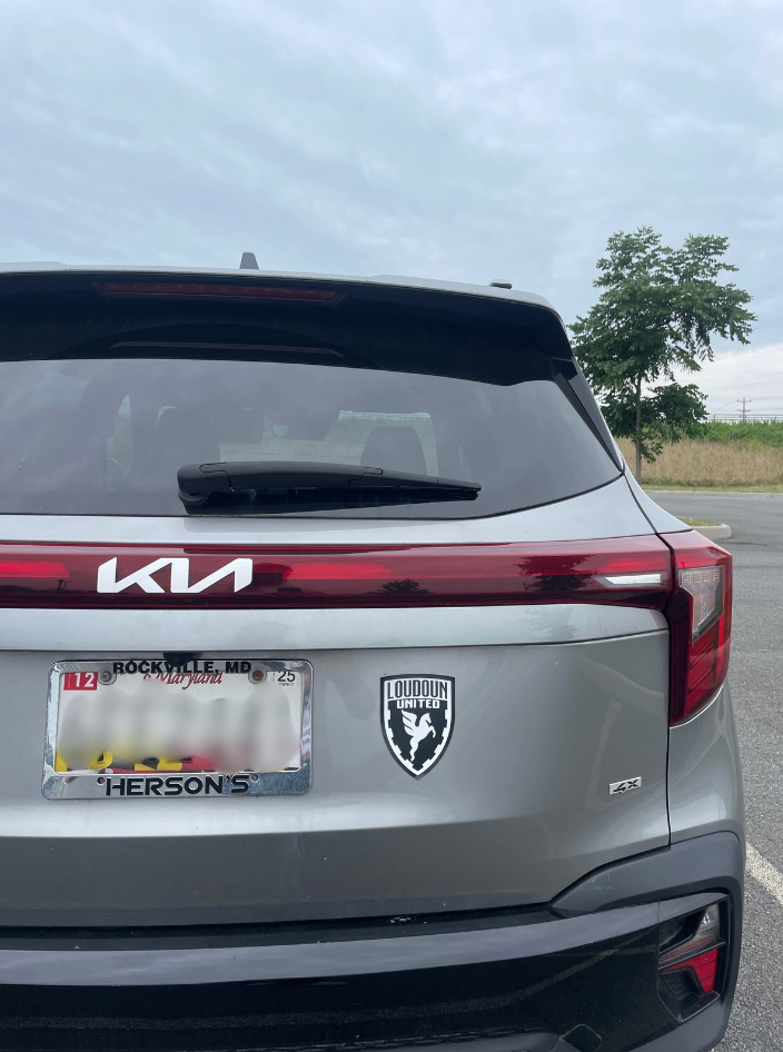 Loudoun United FC Black Crest Magnet - Official Team Logo Magnet