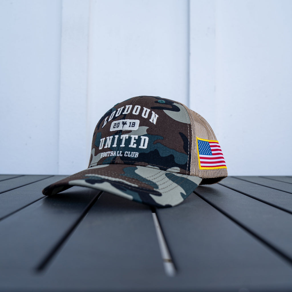 Loudoun United Military Camo Mesh Hat