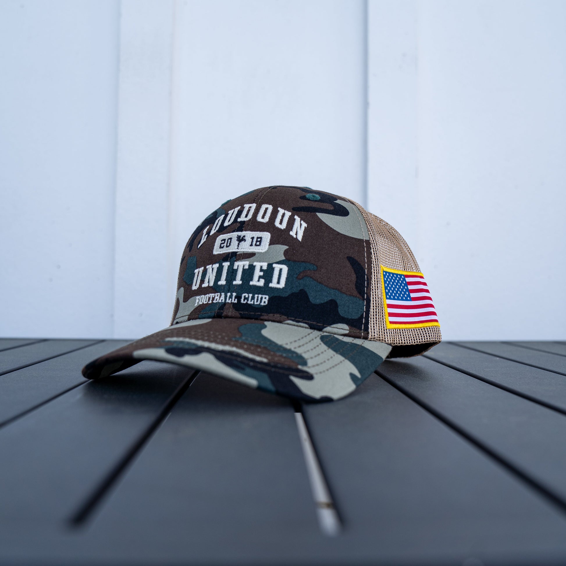 Loudoun United Military Camo Mesh Hat