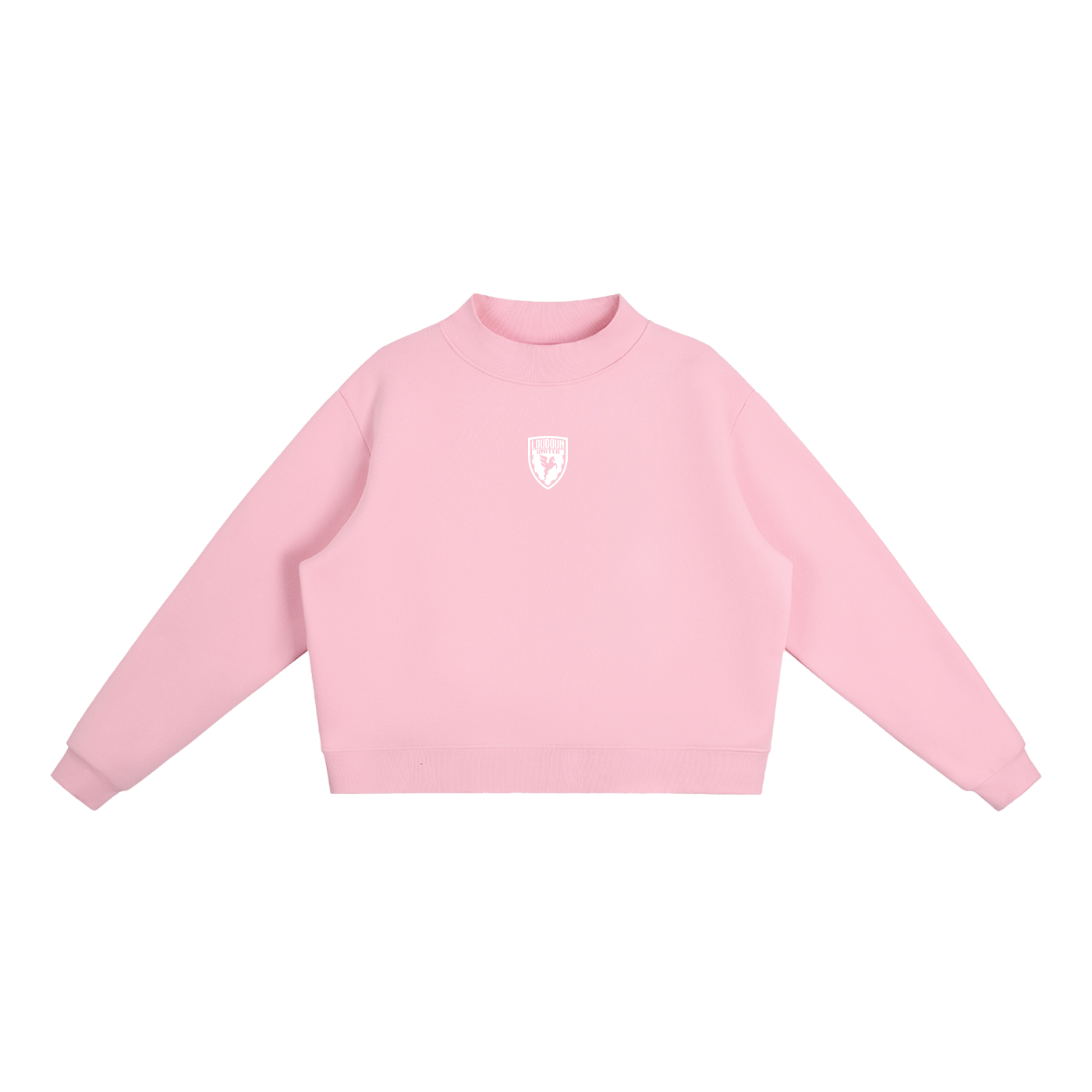Essential Crest Mockneck Sweatshirt