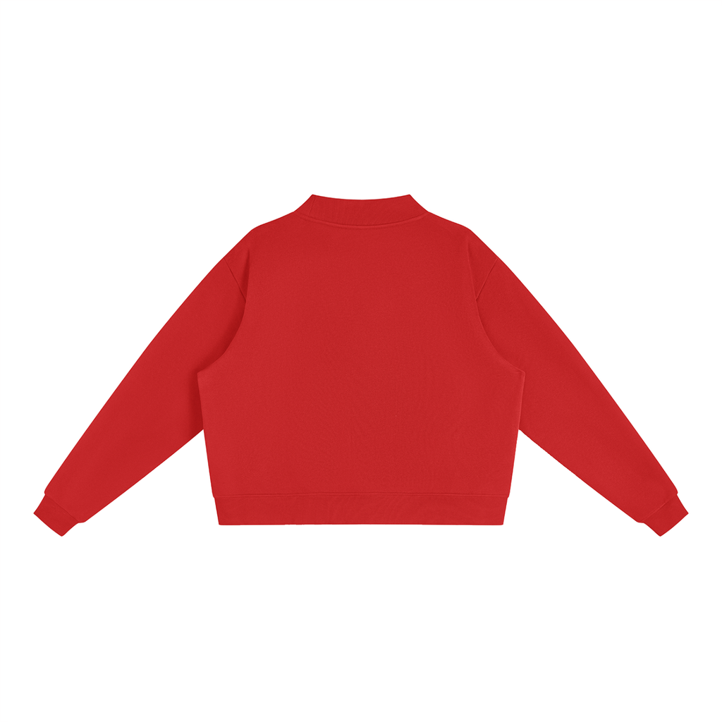 Essential Crest Mockneck Sweatshirt