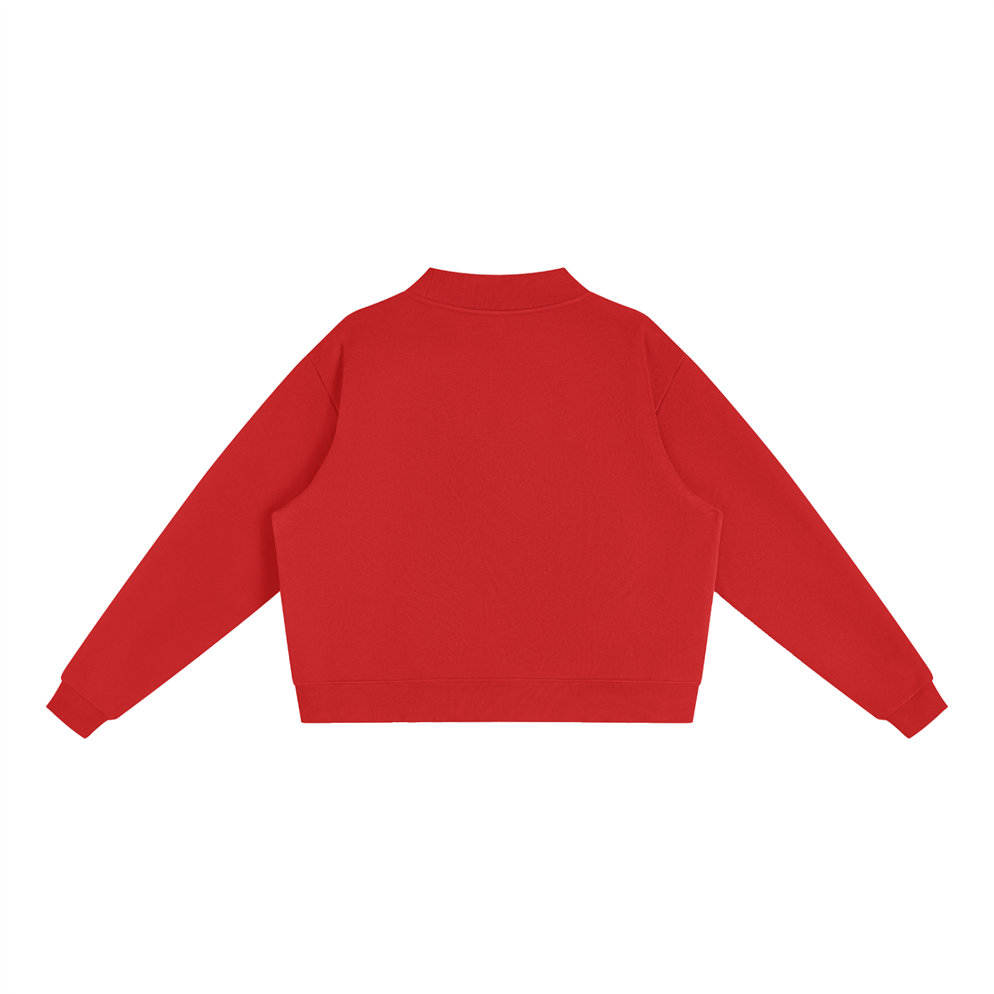 Essential Crest Mockneck Sweatshirt