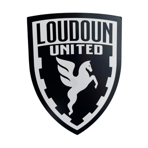 Loudoun United FC Black Crest Magnet - Official Team Logo Magnet